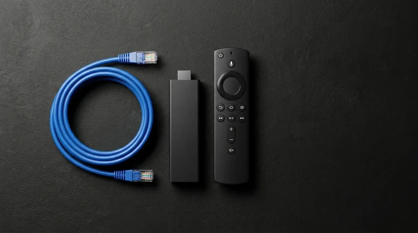 A user performing an Inline IPTV login using a standard television remote control.